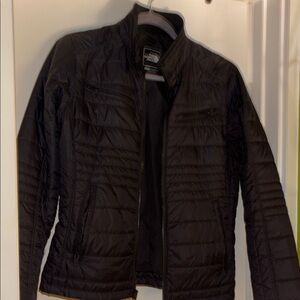 Women’s the North Face Black Quilted Jacket size M